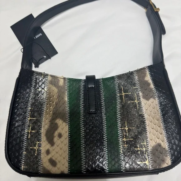 YSL LE 5 À 7 IN CROCODILE-EMBOSSED PATENT LEATHER - Picture 2 of 2